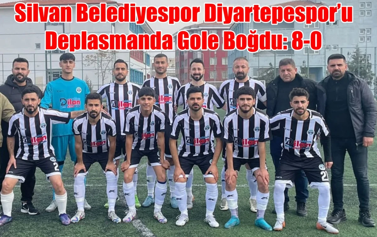 Silvan Belediyespor Diyartepespor’u Deplasmanda Gole Boğdu: 8-0