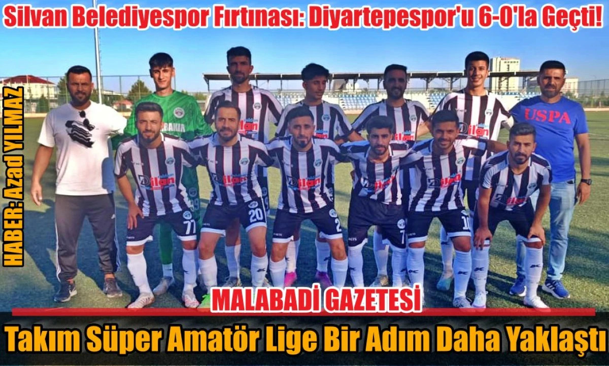 Silvan Belediyespor Fırtınası: Diyartepespor'u 6-0'la Geçti!