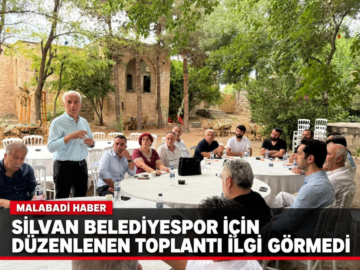 Silvan Belediyespor İ&ccedil;in D&uuml;zenlenen Toplantı İlgi G&ouml;rmedi