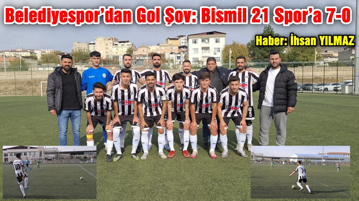 Silvan Belediyespor&rsquo;dan Gol Şov: Bismil 21 Spor&rsquo;a 7-0