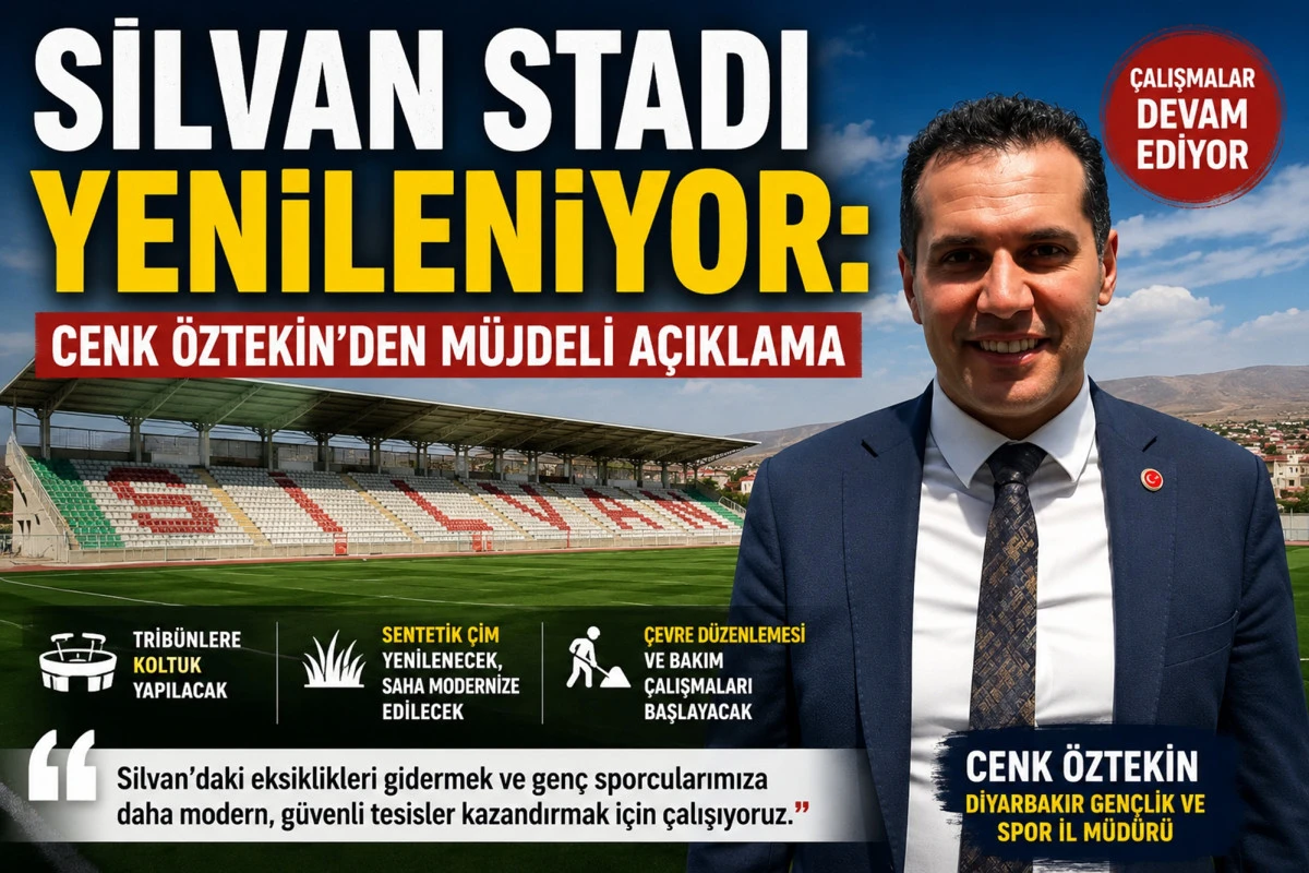 Silvan Stadı İ&ccedil;in &Ccedil;alışmalar Başlıyor
