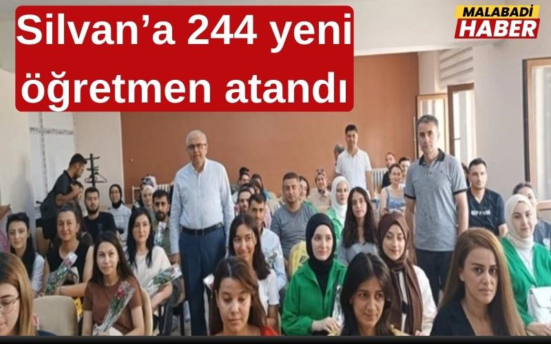 Silvan’a 244 yeni öğretmen atandı