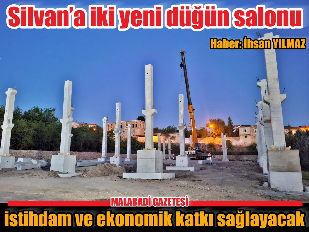 Silvan’a İki Yeni Düğün Salonu