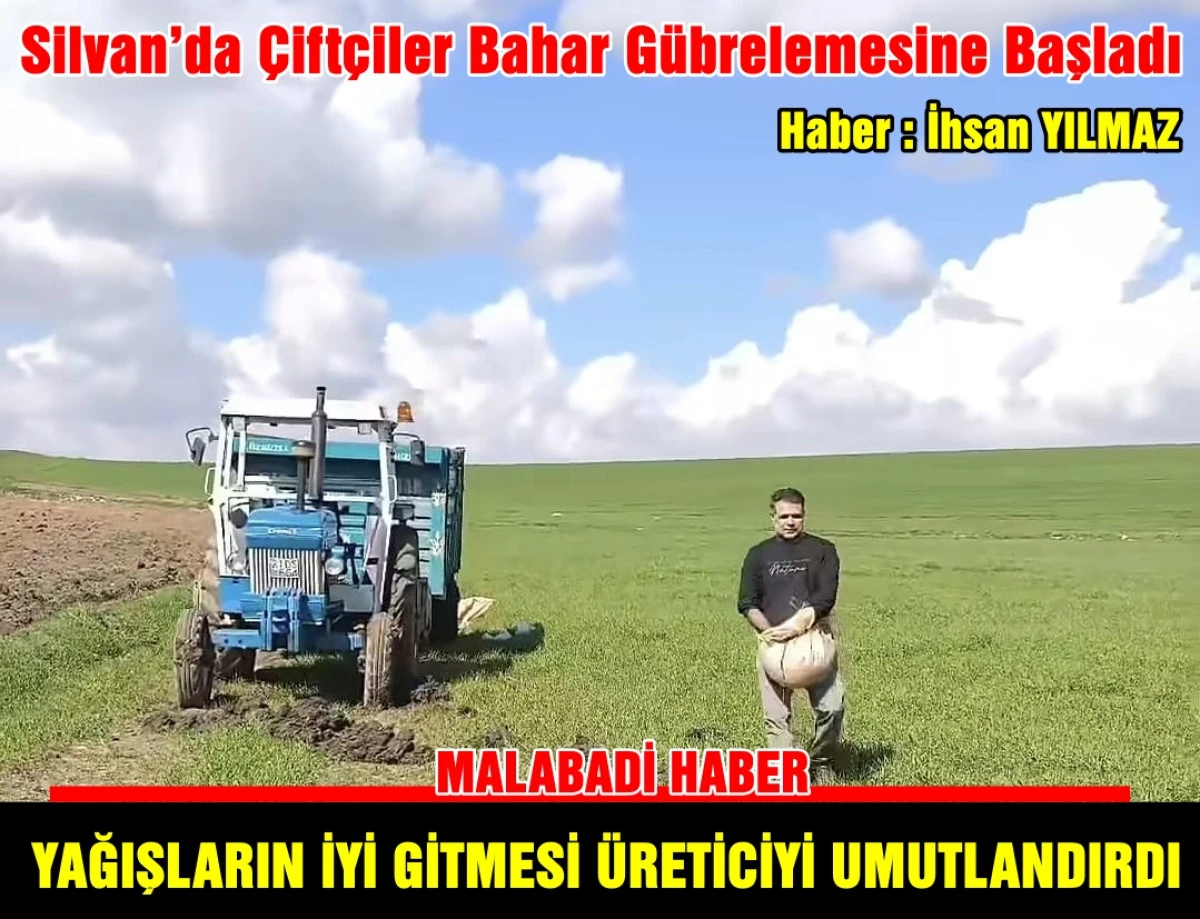 Silvan&rsquo;da &Ccedil;ift&ccedil;iler Bahar G&uuml;brelemesine Başladı