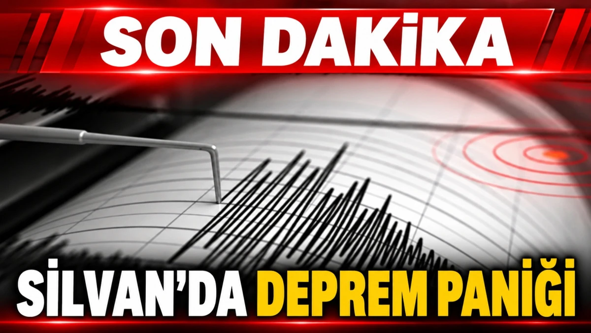 Silvan&rsquo;da deprem paniği: Vatandaşlar sokağa &ccedil;ıktı
