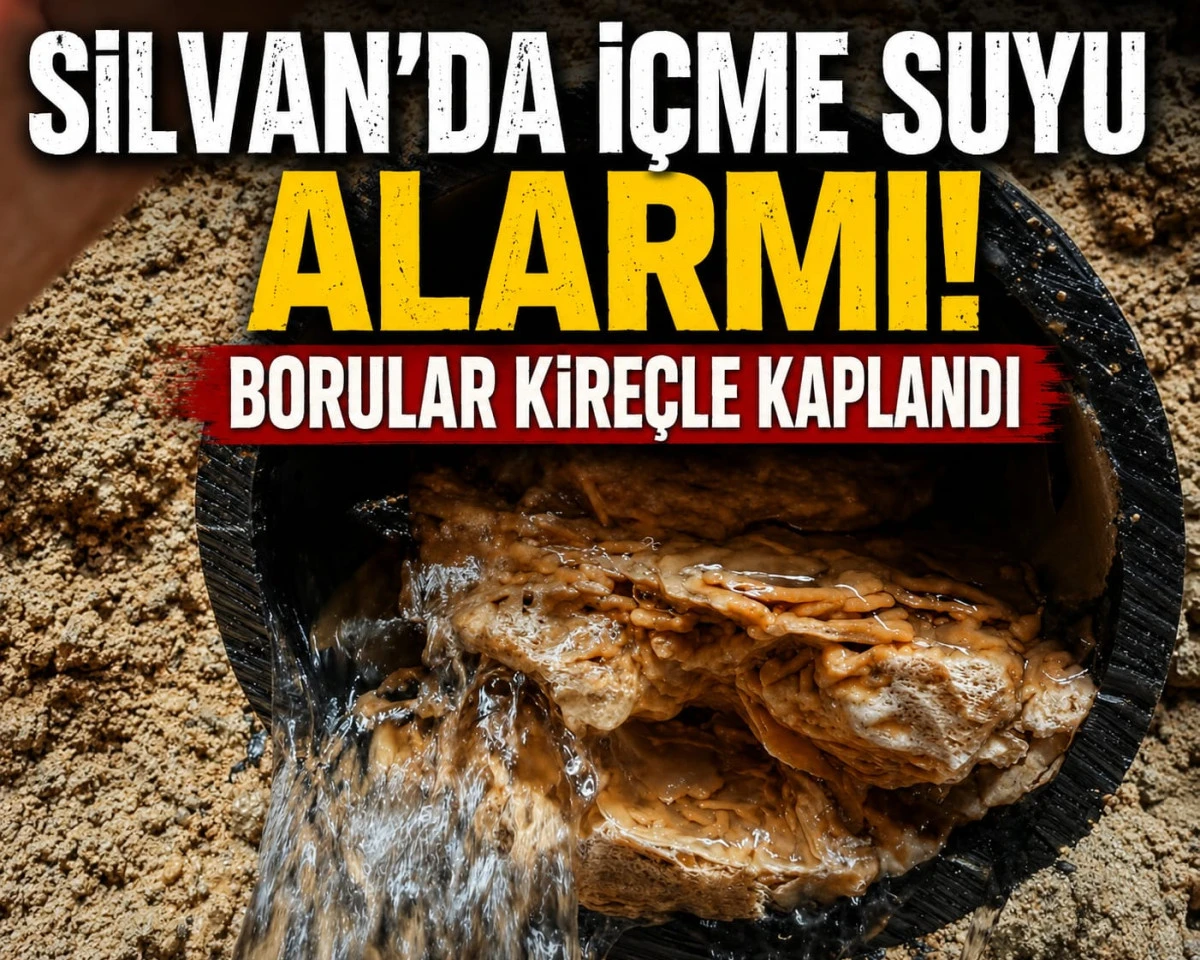 Silvan&rsquo;da İ&ccedil;me Suyu Borularında Tehlike: Kire&ccedil;lenme Alarm Veriyor