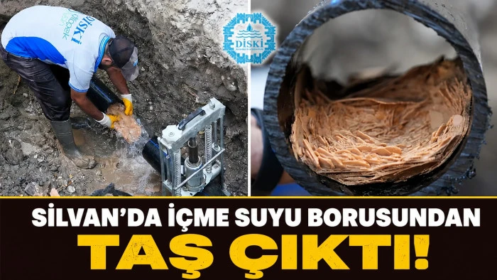 Silvan&rsquo;da i&ccedil;me suyu borusundan kre&ccedil; &ccedil;ıktı