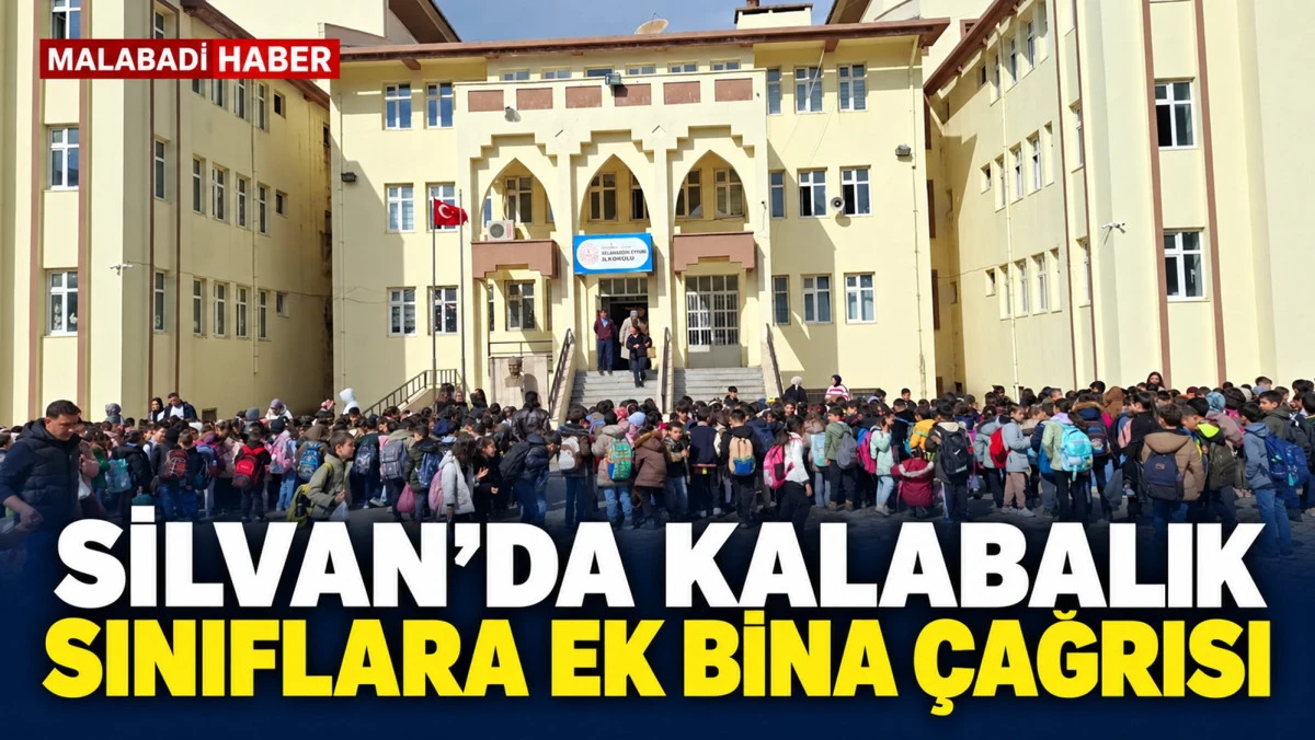 Silvan&rsquo;da kalabalık sınıflar i&ccedil;in ek bina &ccedil;ağrısı