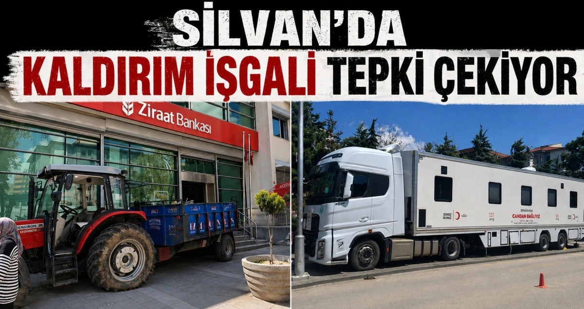 Silvan&rsquo;da Kaldırım İşgali Tepki &Ccedil;ekiyor