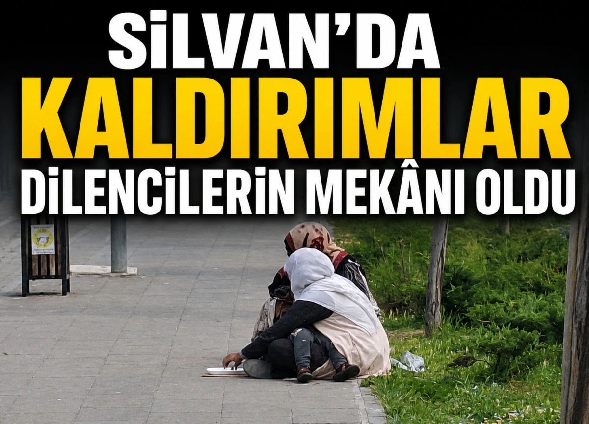Silvan&rsquo;da Kaldırımlar Dilencilerin Mek&acirc;nı Oldu