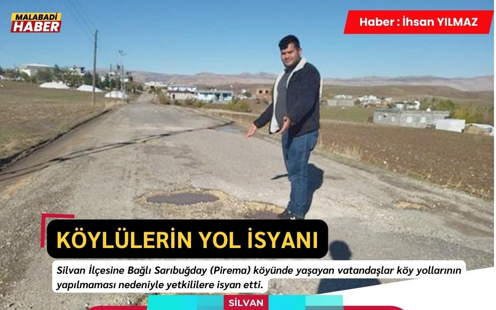Silvan’da Köylülerin yol isyanı