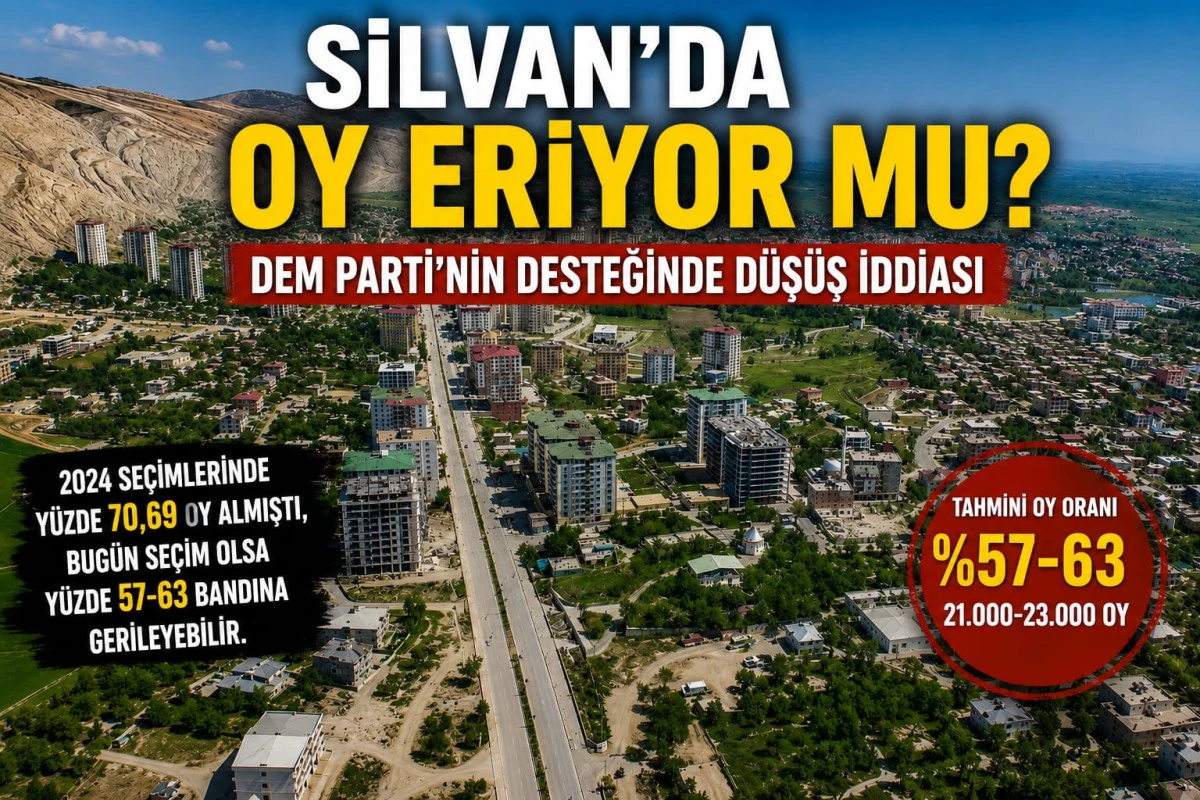 SİLVAN'DA OY ERİYOR MU?