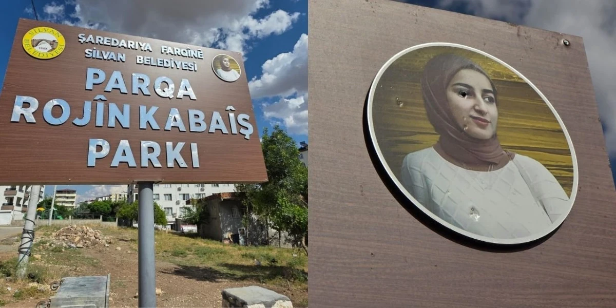 Silvan&rsquo;da Rojin Kabaiş Parkı&rsquo;na saldırı!