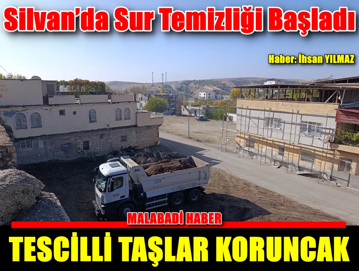 Silvan’da Sur Diplerinde Temizlik ve Koruma Çalışması Başladı