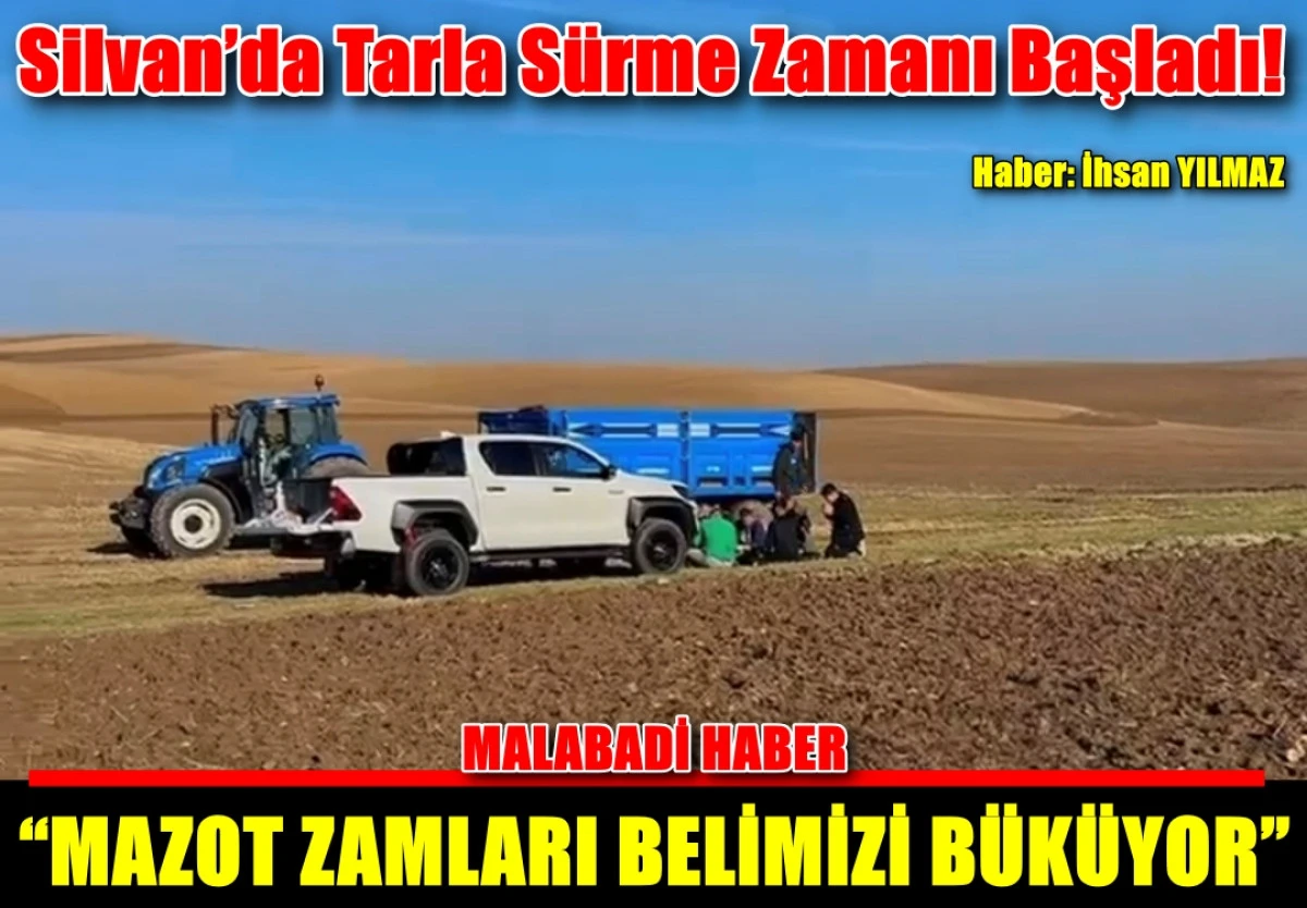 Silvan’da Tarla Sürme Zamanı Başladı!