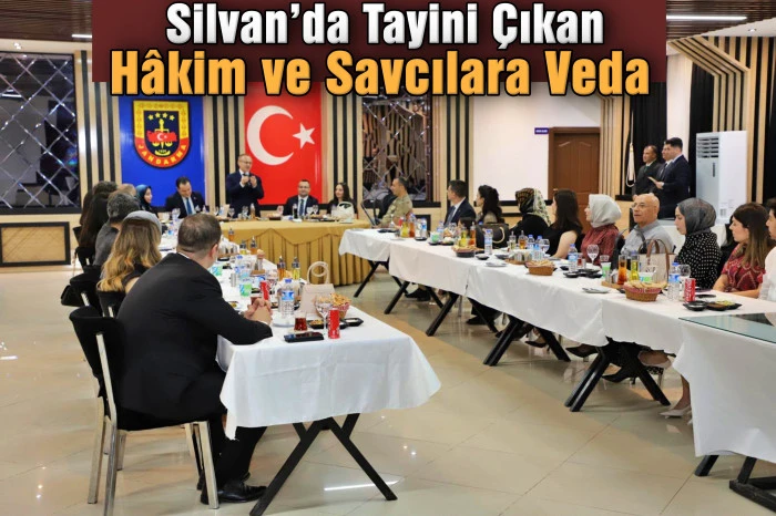 &ldquo;Silvan&rsquo;da Tayini &Ccedil;ıkan H&acirc;kim ve Savcılara Veda&rdquo;