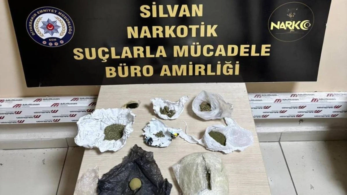 Silvan'da uyuşturucu operasyonu: 1 tutuklama