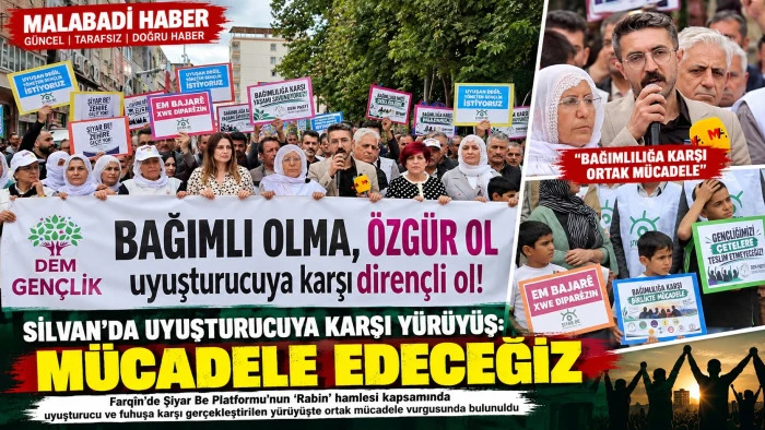 Silvan&rsquo;da Uyuşturucu ve Fuhuşa Karşı Y&uuml;r&uuml;y&uuml;ş: &ldquo;Gen&ccedil;lerimize Sahip &Ccedil;ıkacağız&rdquo;