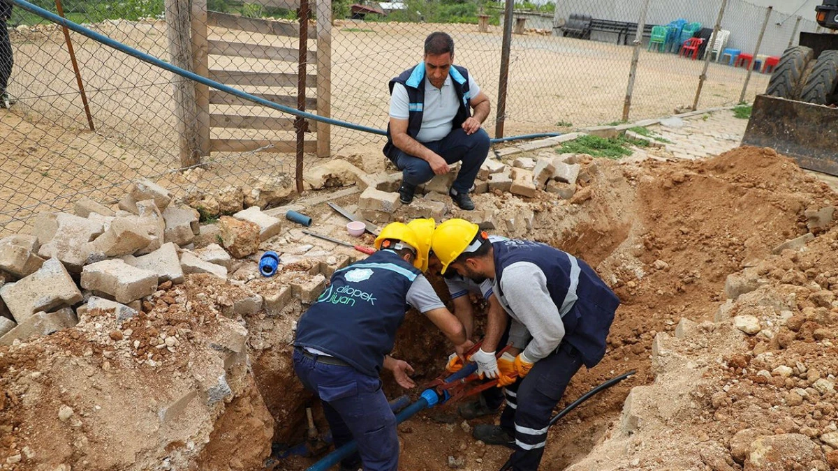 Silvan&rsquo;da yeni i&ccedil;me suyu hattı &ccedil;alışması