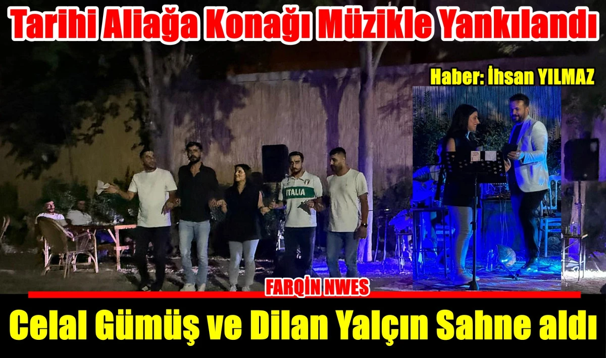 Tarihi Aliağa Konağı Müzikle Yankılandı