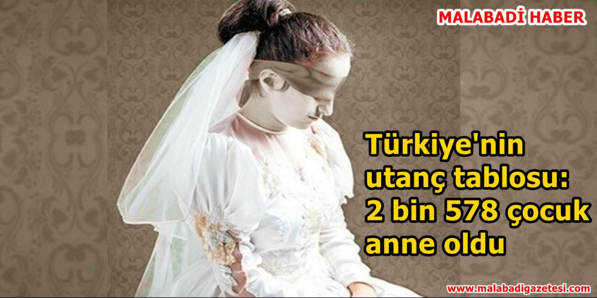 Türkiye'nin utanç tablosu: 2 bin 578 çocuk anne oldu